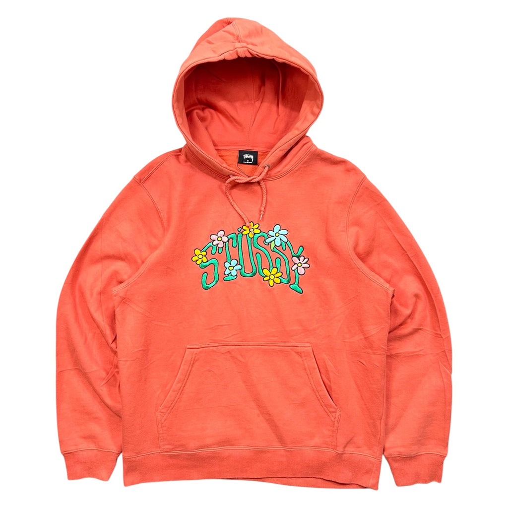 STUSSY COLLEGIATE FLORAL HOODIE