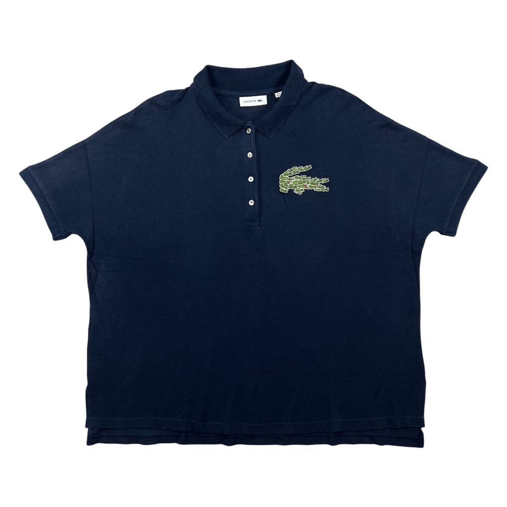 NAVY BLUE LACOSTE P/S "CROC MAGIC" BADGE