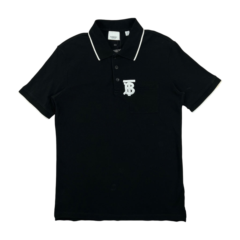 BURBERRY BLACK P/S THOMAS BURBERRY MONOGRAM LOGO