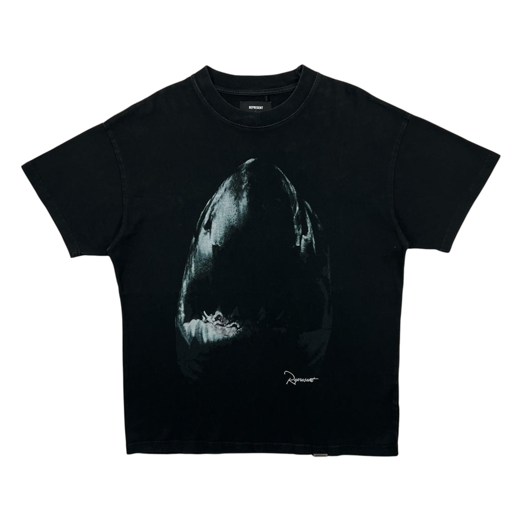 REPRESENT SHARK TEE JET BLACK