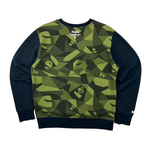 AAPE MOON FACE LOGO SWEATSHIRT