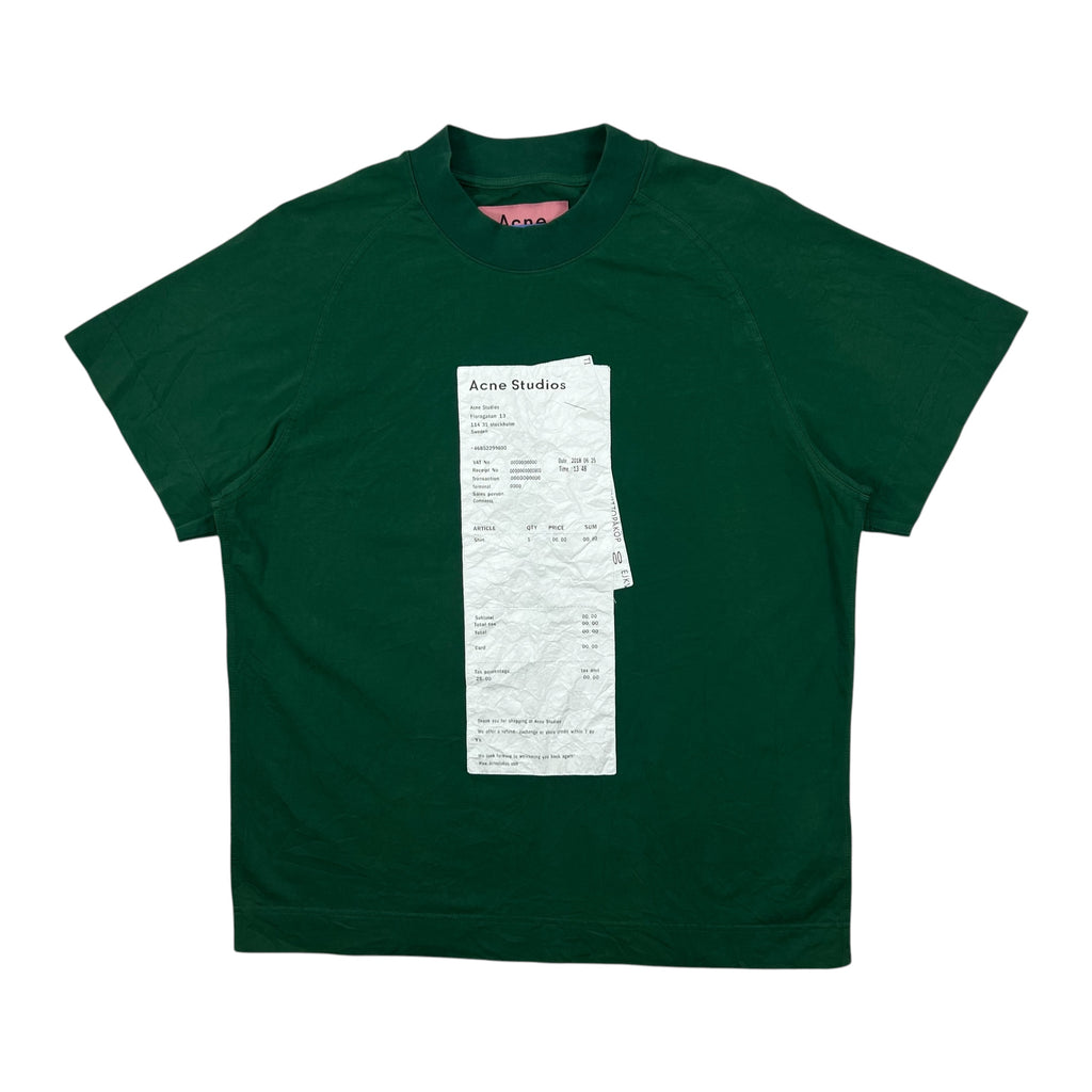 ACNE STUDIOS BLA KONST INK RECEIPT TEE