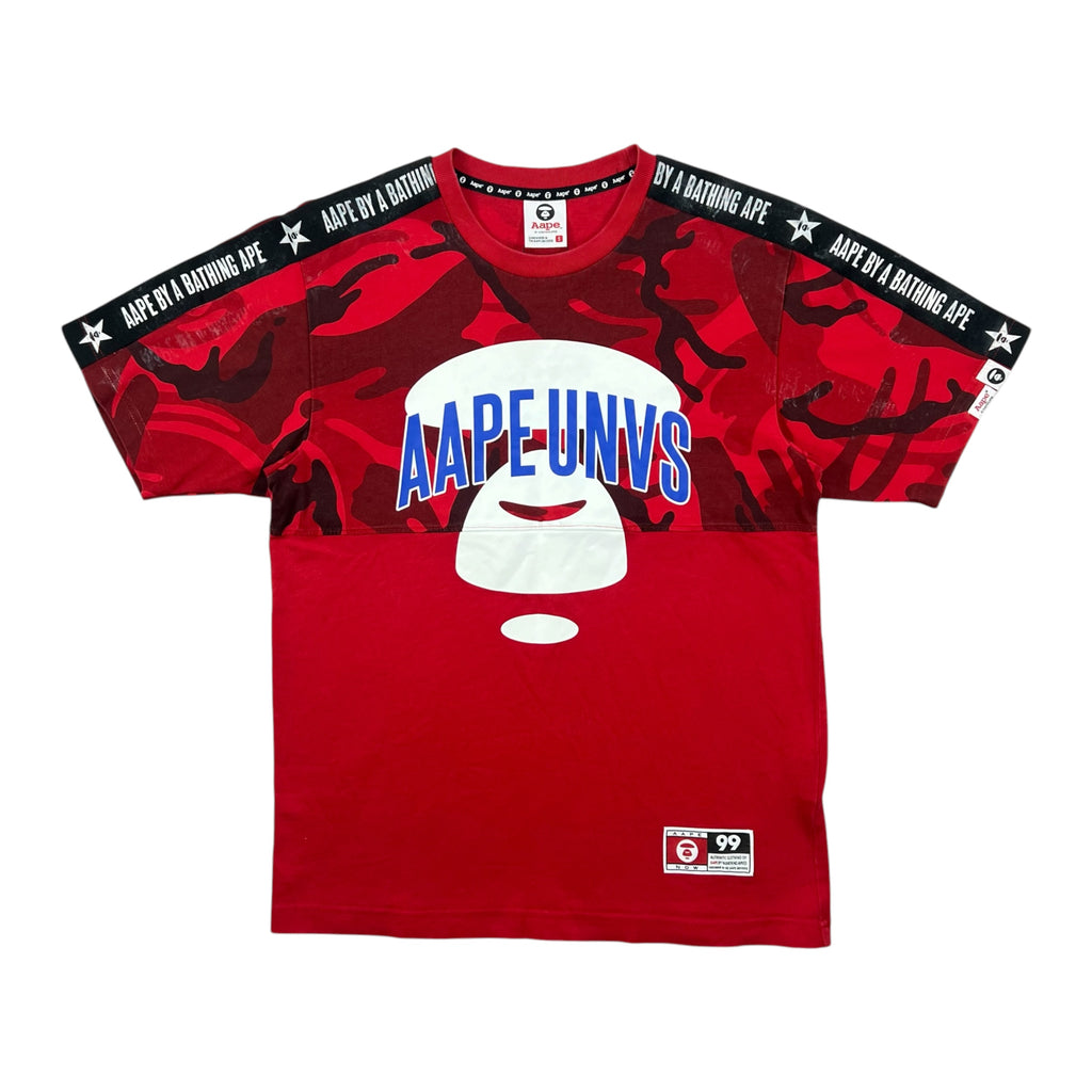 AAPE BOLD RED CAMO TEE