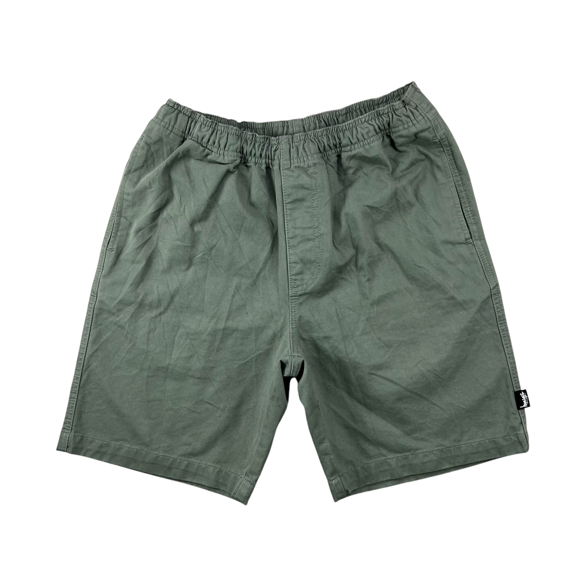 STUSSY BRUSH BEACH SHORTS OLIVE