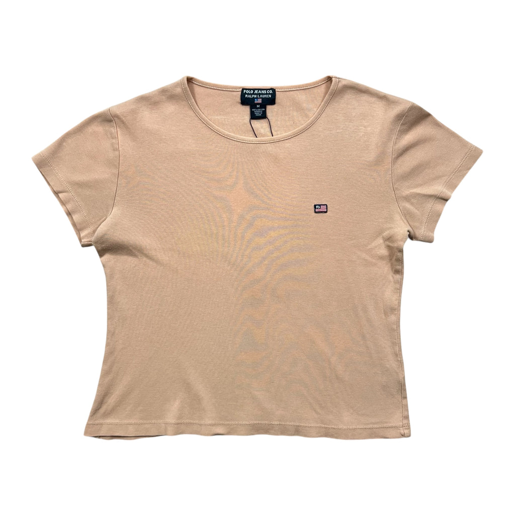 POLO JEANS CO. RALPH LAUREN BEIGE TEE