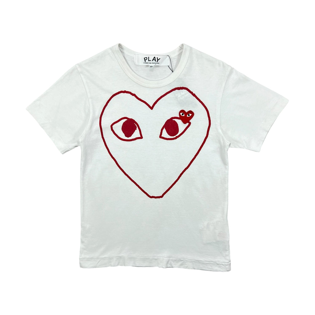 COMME DES GARCONS PLAY "PEEPING" HEART LOGO