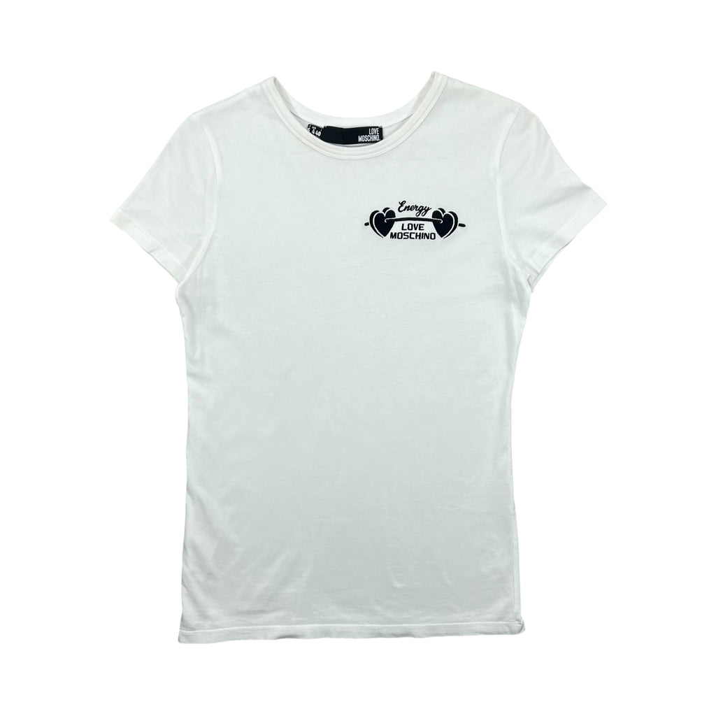 LOVE MOSCHINO BARBELL LIFTING TWO HEARTS