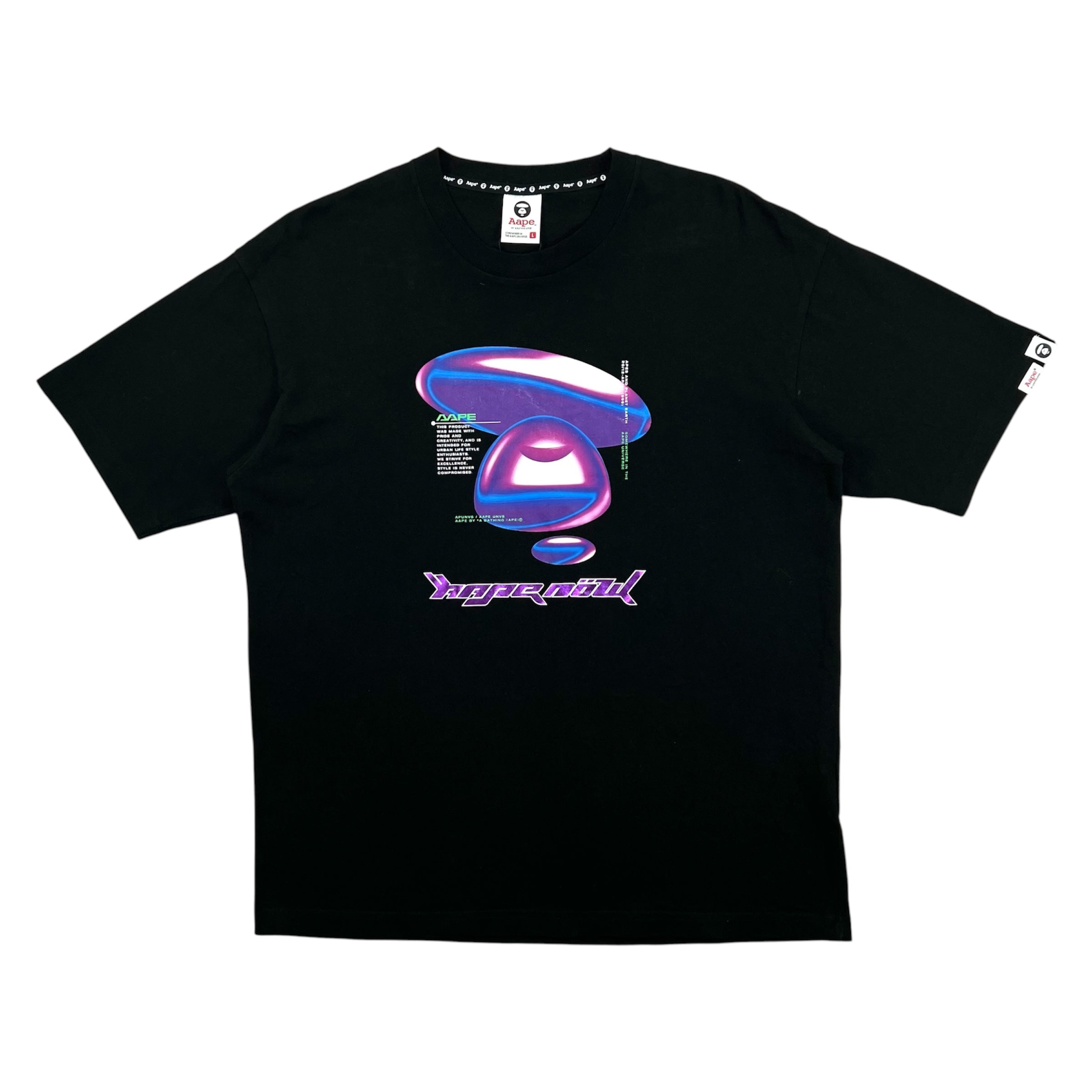 AAPE DISTINCTIVE PURPLE "MOON FACE"