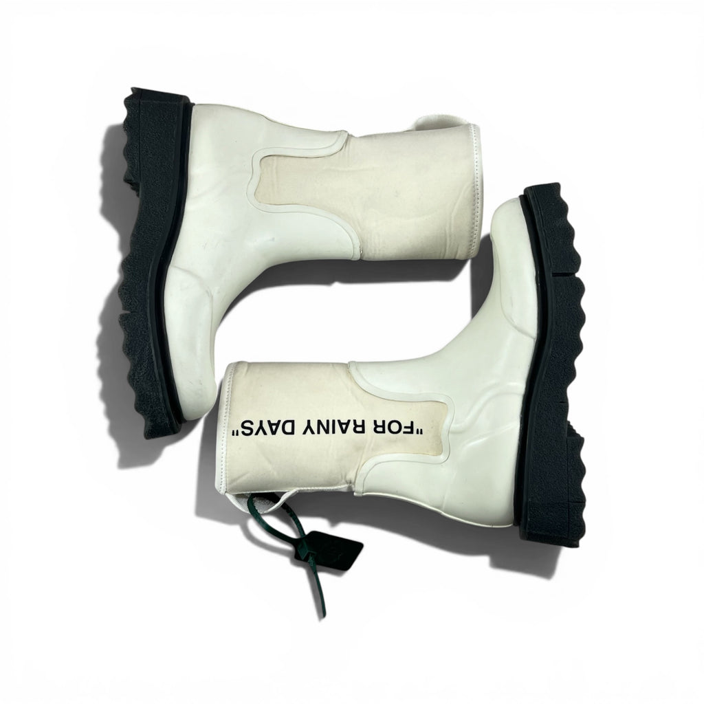 OFF-WHITE WOMEN'S SPONGE RAIN BOOTS