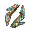 MOSCHINO PUMPS VIBRANT FLORAL