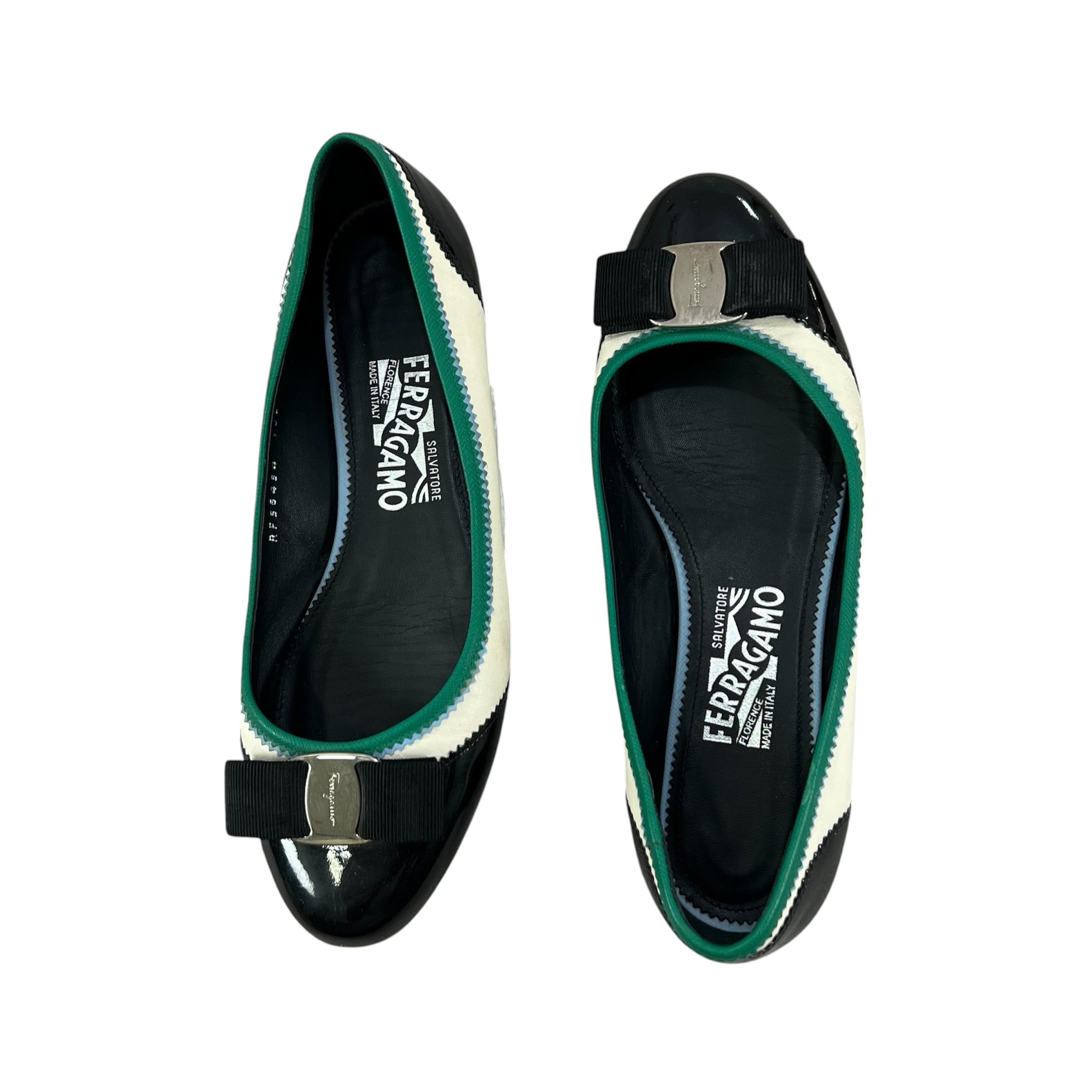 SALVATORE FERRAGAMO VARINA FLAT PUMPS