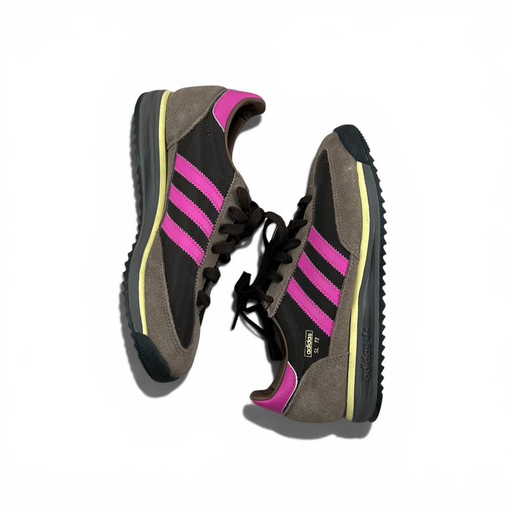 ADIDAS ORIGINALS SL 72 RS "DARK BROWN LUCID FUCHSIA"