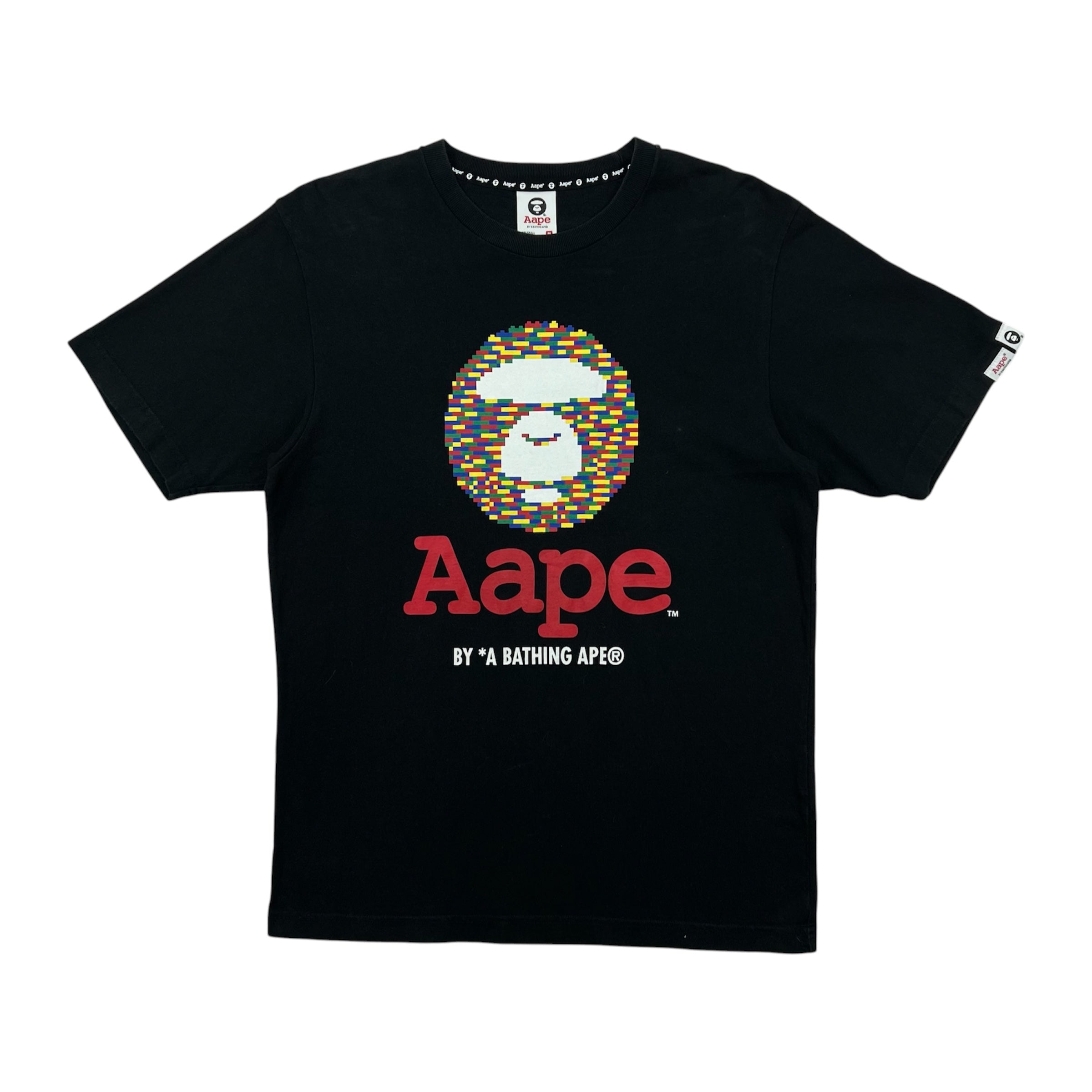 AAPE PIXELATED AAPE GRAPHIC LOGO TEE
