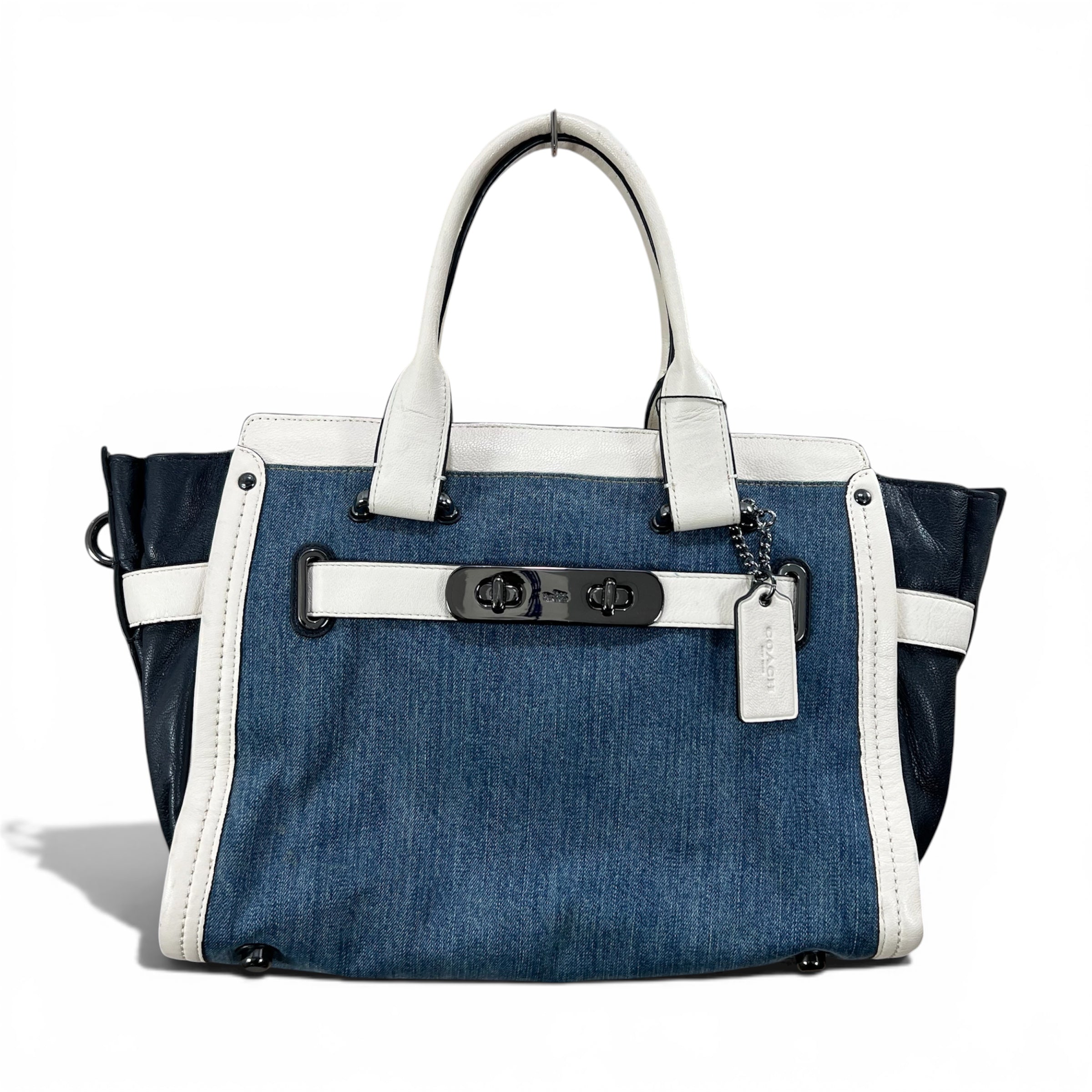 COACH SWAGGER BAG DENIM