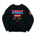 SUPREME X HONDA X FOX RACING CREWNECK SWEATSHIRT