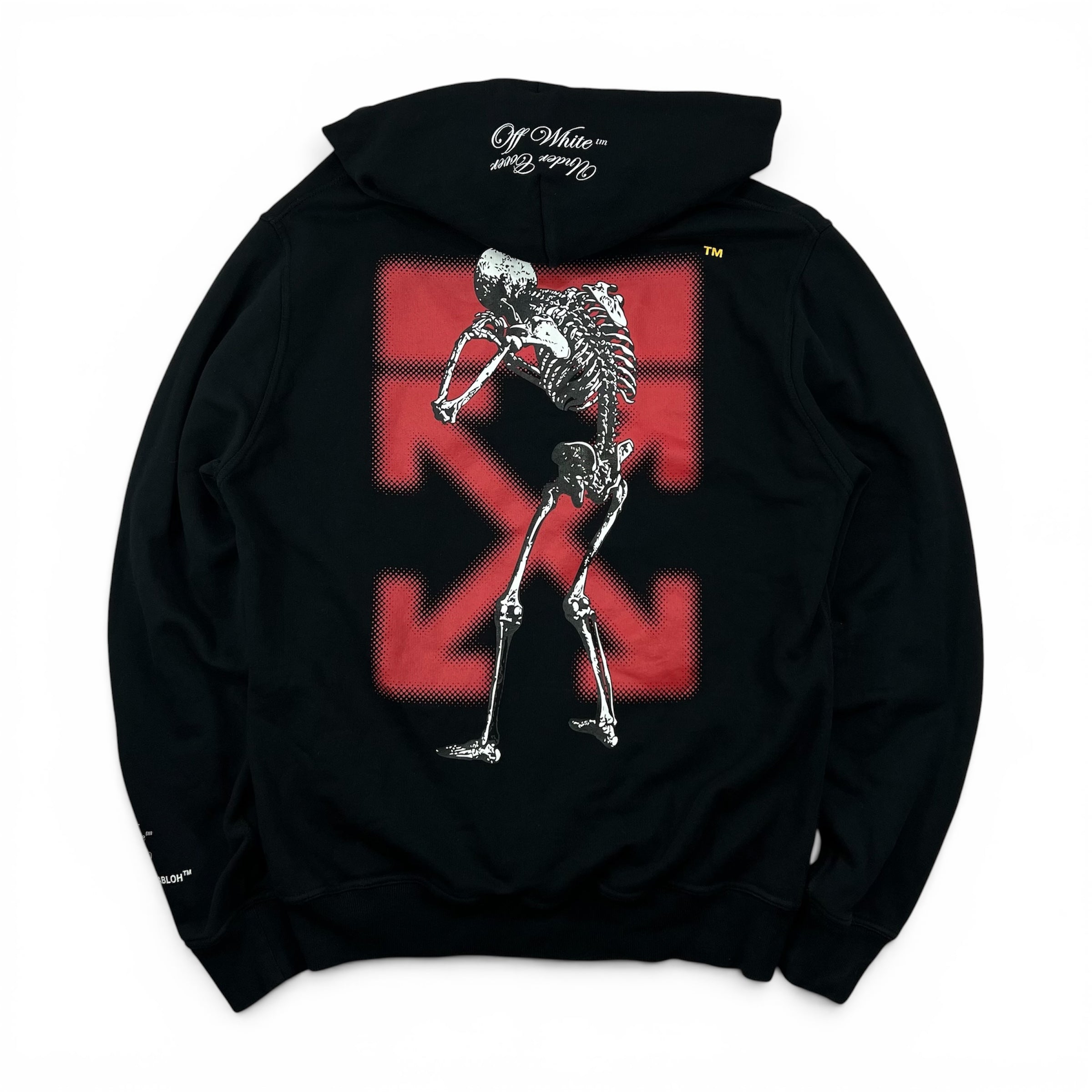 OFF-WHITE X UNDERCOVER SKELETON RVRS HOODIE (REVERSIBLE)