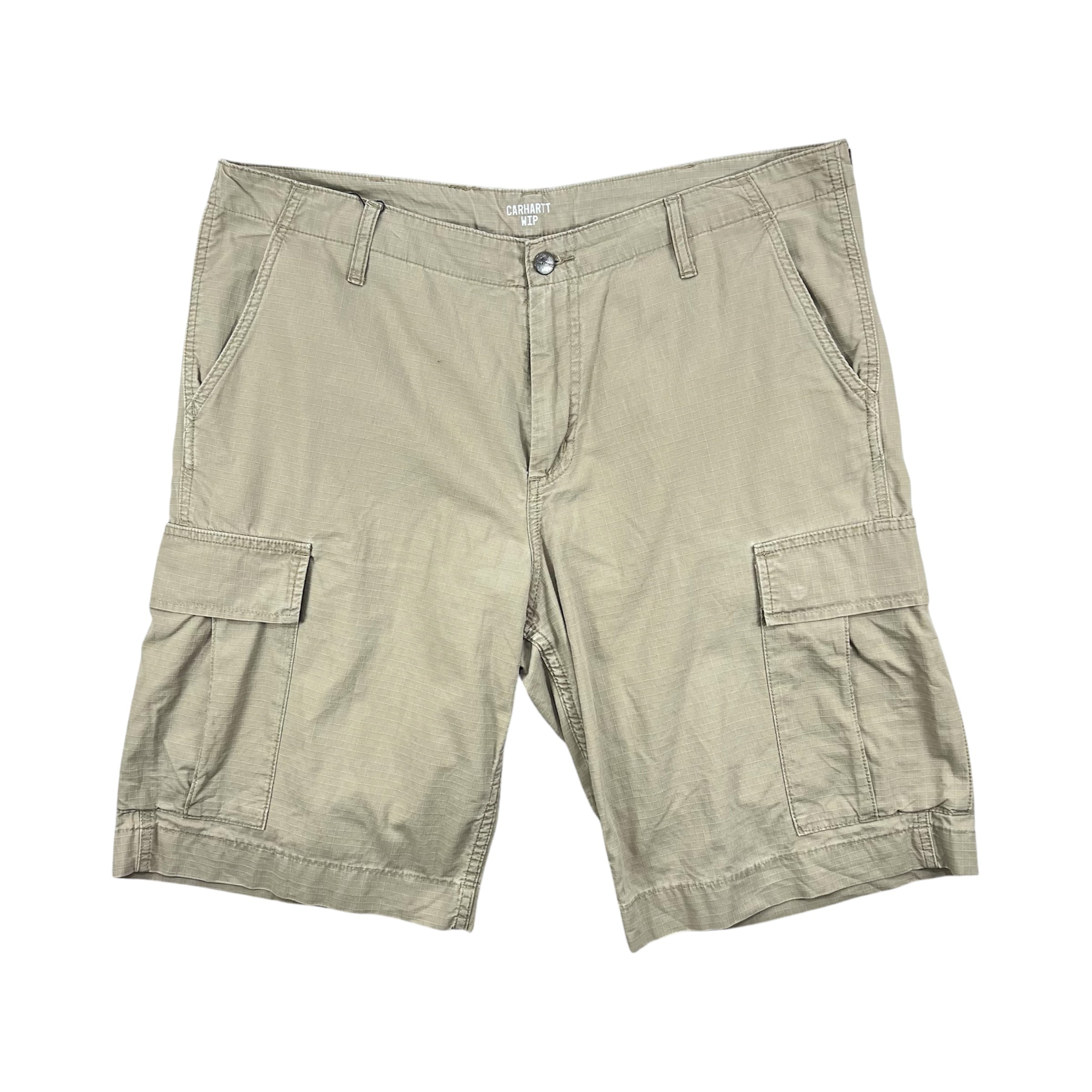CARHARTT WIP KHAKI CARGO SHORTS