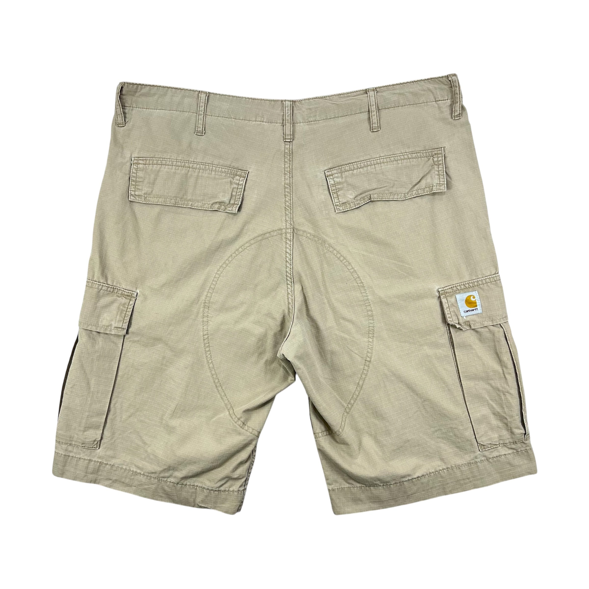 CARHARTT WIP KHAKI CARGO SHORTS