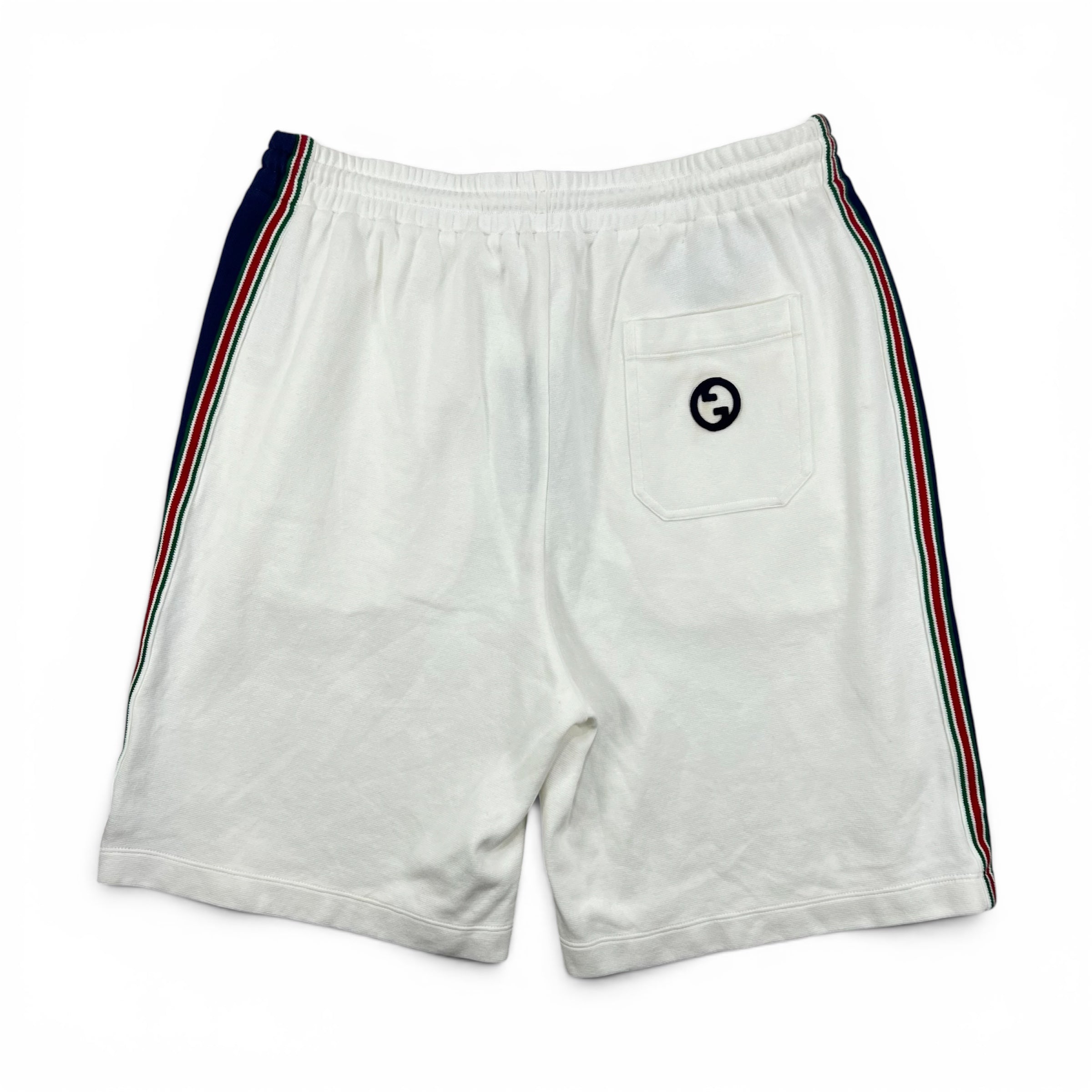 GUCCI WHITE COTTON SHORTS