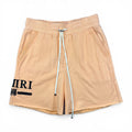 AMIRI M.A. BAR  PEACH SWEATSHORTS