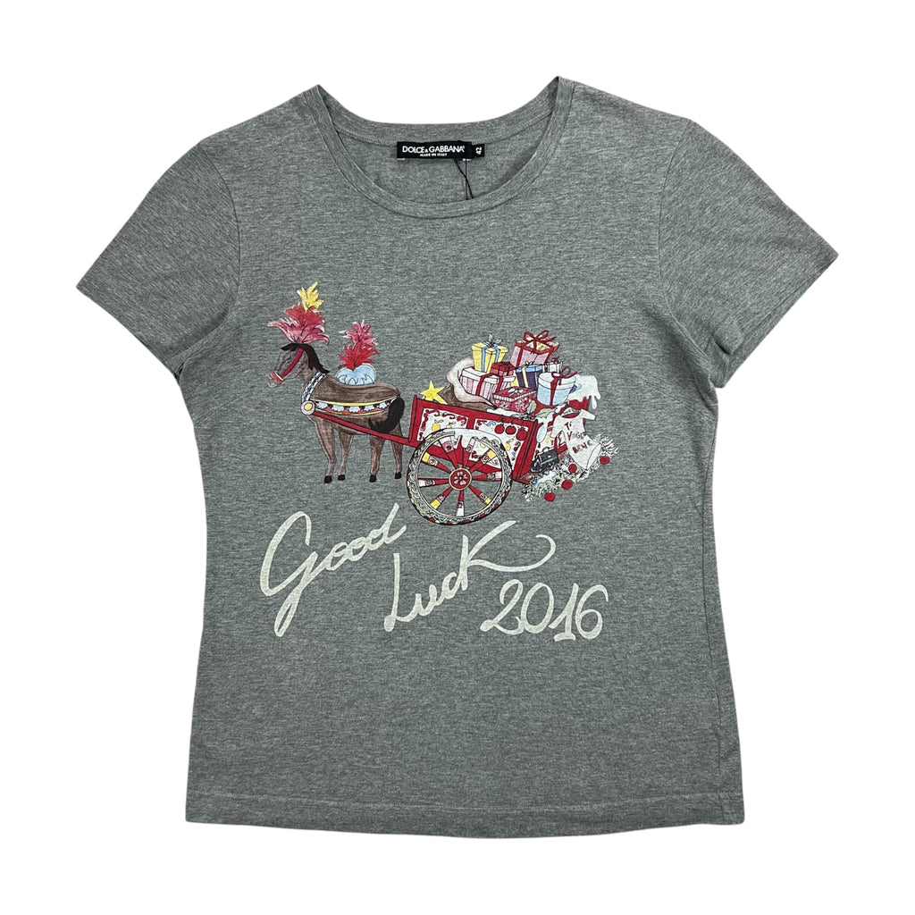DOLCE & GABBANA HORSE-DRAWN CART TEE