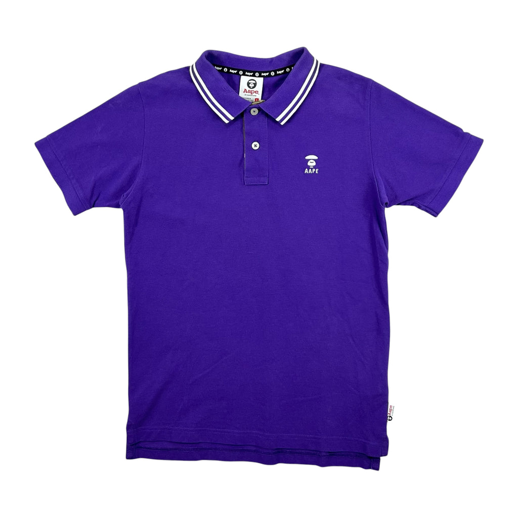 AAPE POLO SHIRT PURPLE