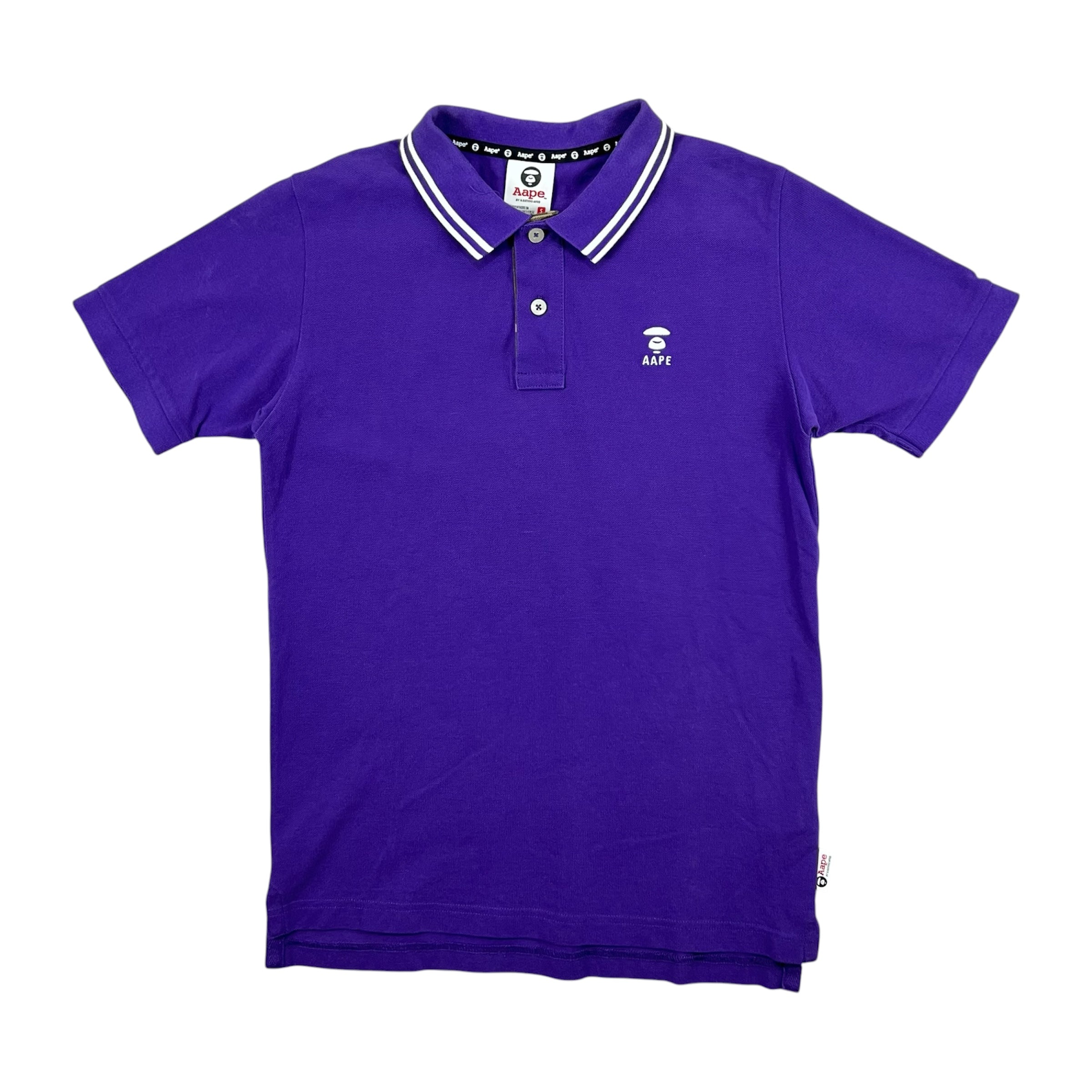 AAPE POLO SHIRT PURPLE