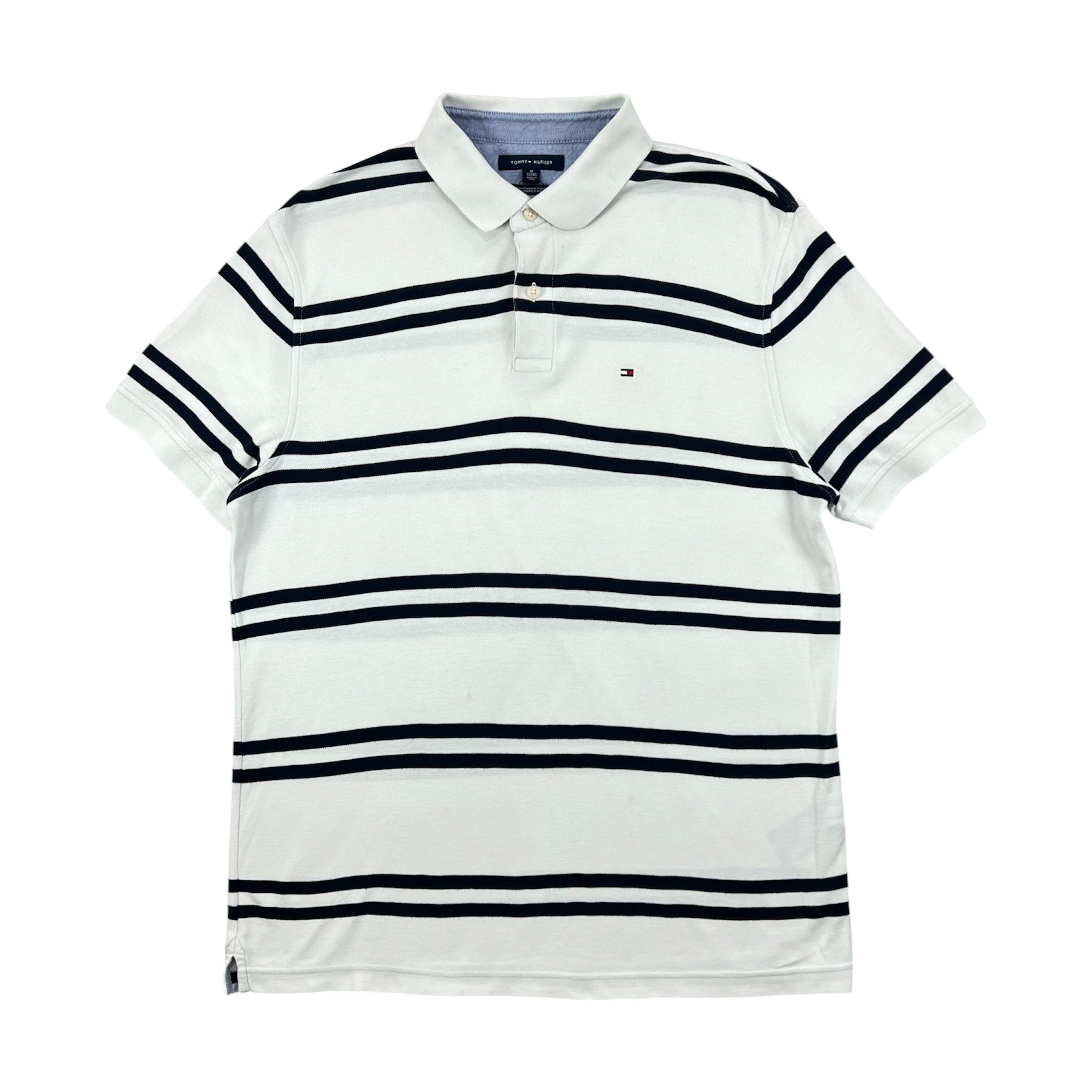 TOMMY HILFIGER HORIZONTAL NAVY STRIPES P/S