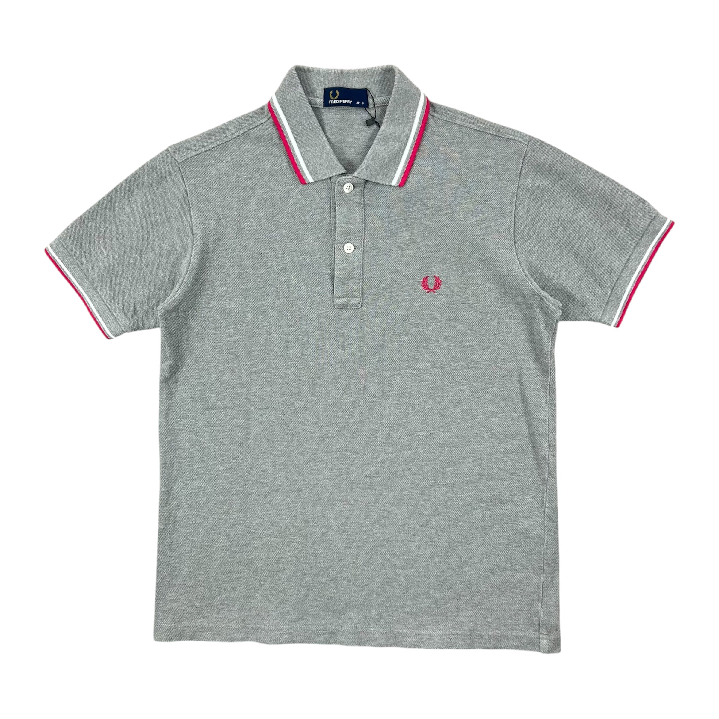FREDPERRY PINK LOGO POLO
