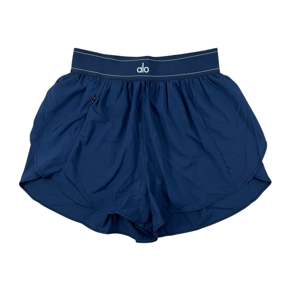 ALO YOGA MATCH POINT SHORTS NAVY BLUE