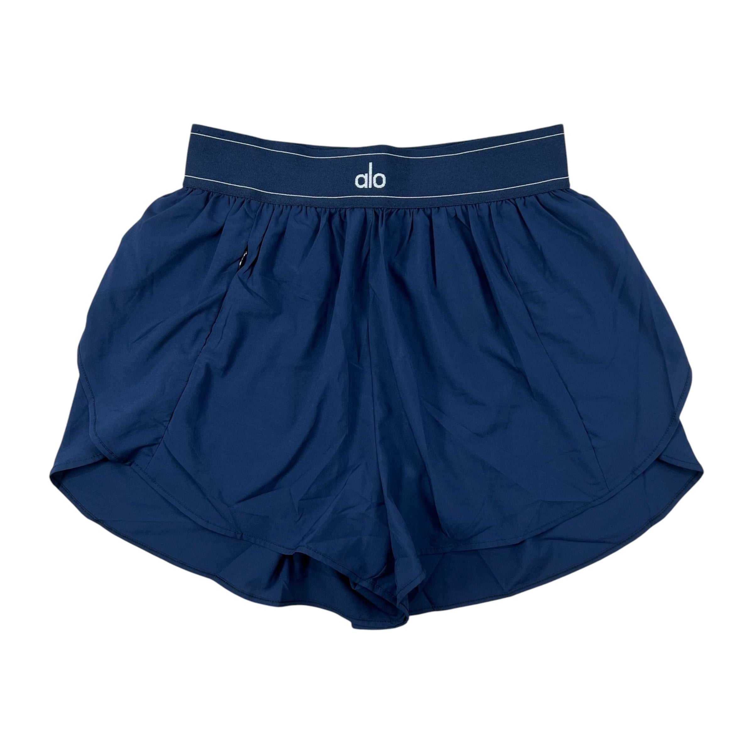 ALO YOGA MATCH POINT SHORTS NAVY BLUE