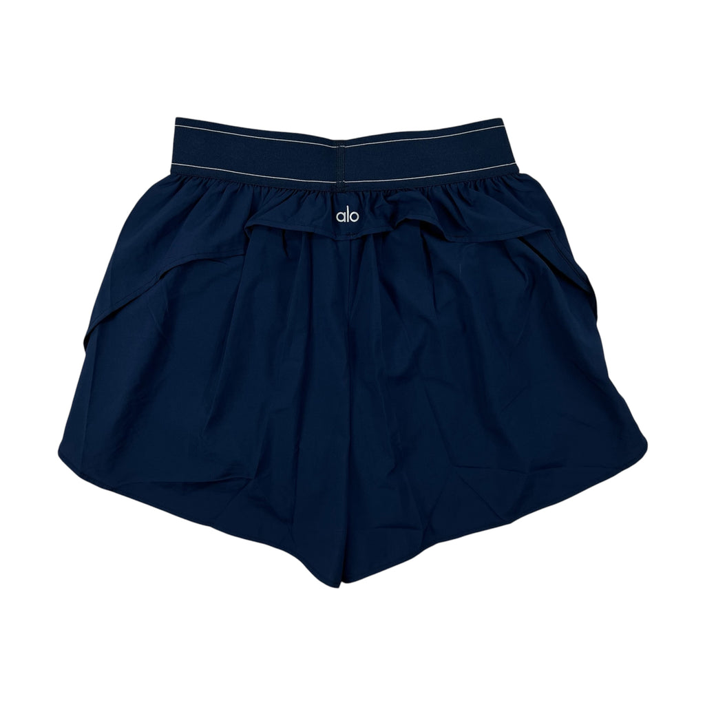 ALO YOGA MATCH POINT SHORTS NAVY BLUE