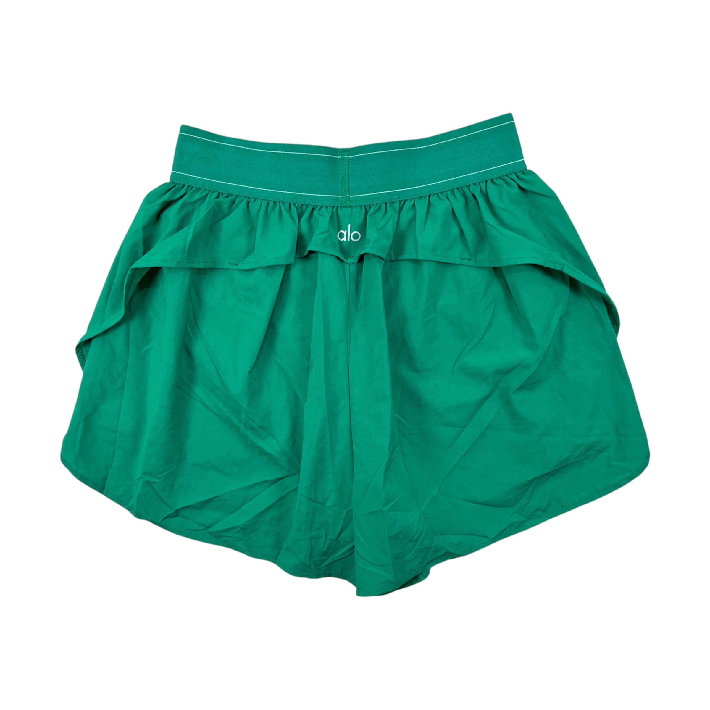 ALO YOGA MATCH POINT SHORTS VIBRANT GREEN