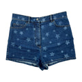 VALENTINO DENIM STAR PRINT PATTERN SHORT