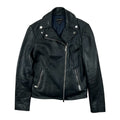 MASSIMO DUTTI LEATHER BIKER JACKET