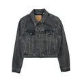 LEVI'S WOMENS TRUCKER JACKET FADED BLACK WASH