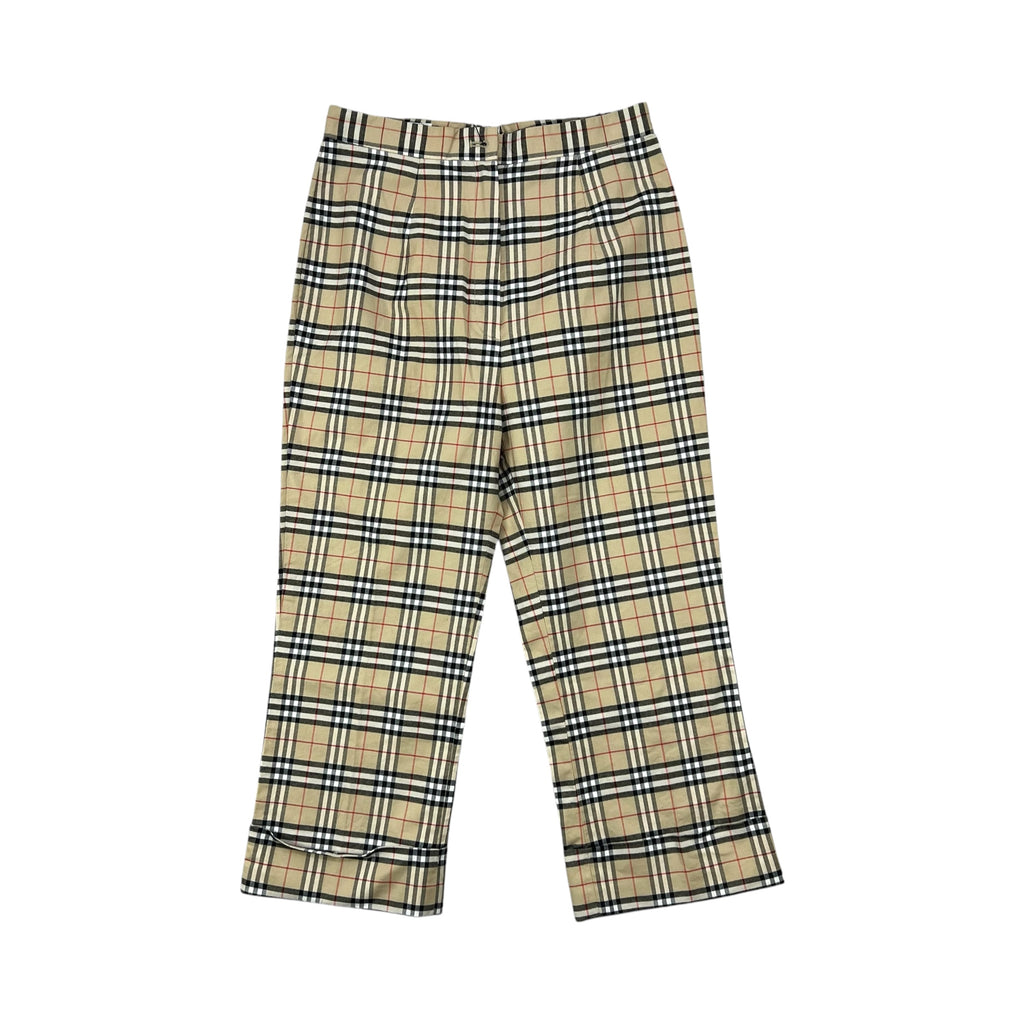 VINTAGE  BURBERRY PLAID PANTS