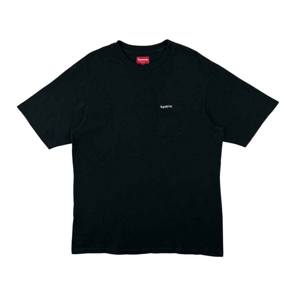 BLACK SUPREME S/S POCKET TEE