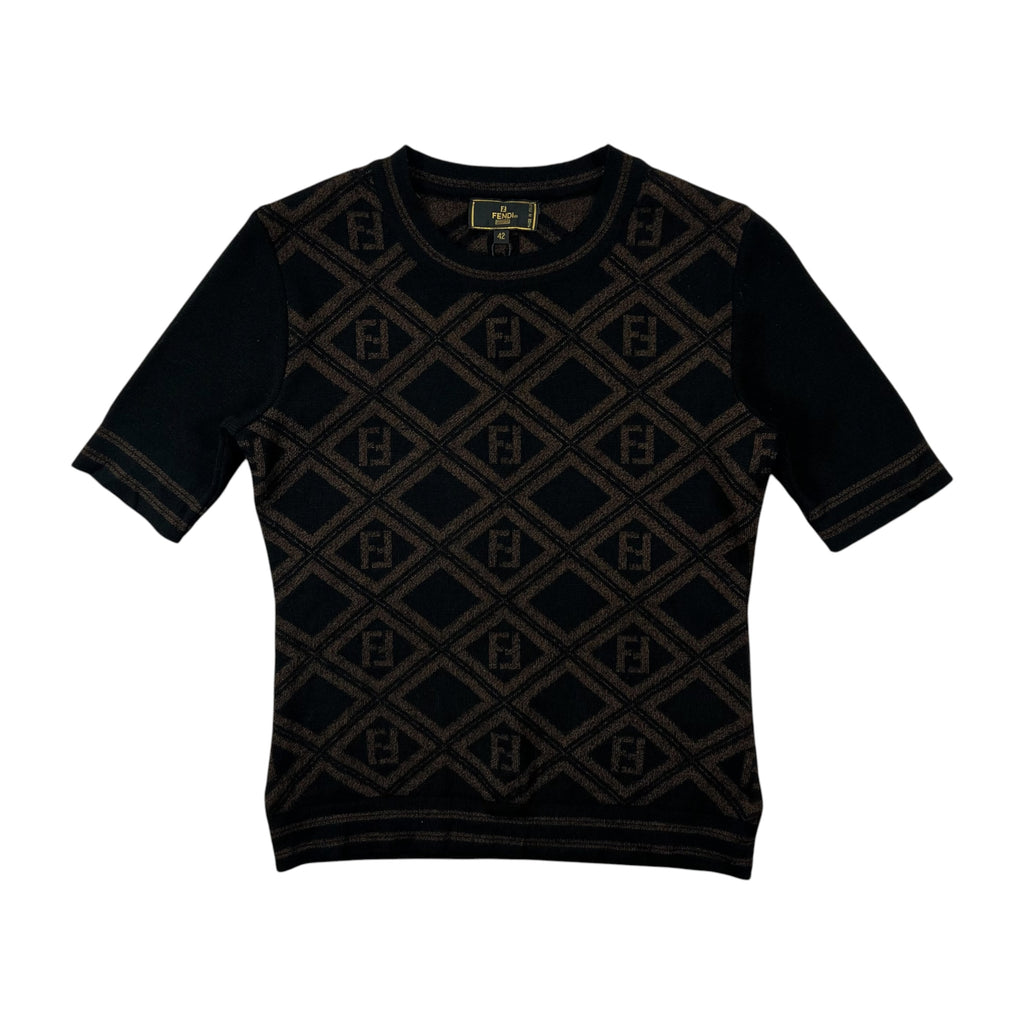FENDI CREW NECK TOP